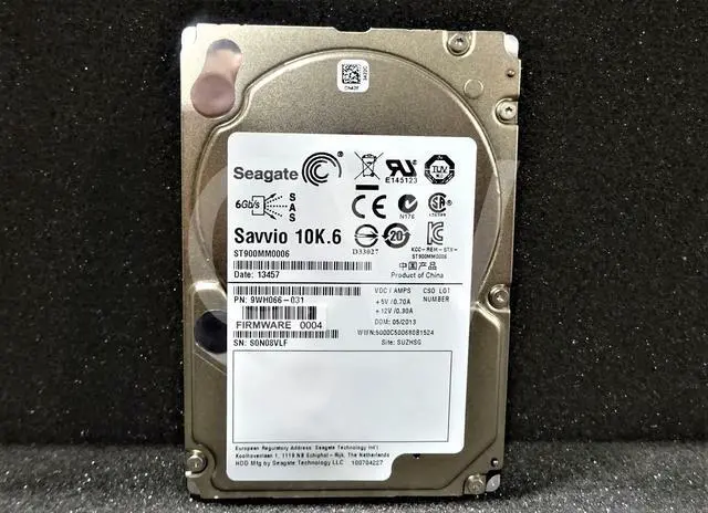Main image of (NOT FOR HOME PC!) ST900MM0006 Seagate 9WH066 900GB 10K RPM 6Gb/s 2.5"SAS HDD Hard Drive - (0 HRS) - OEM