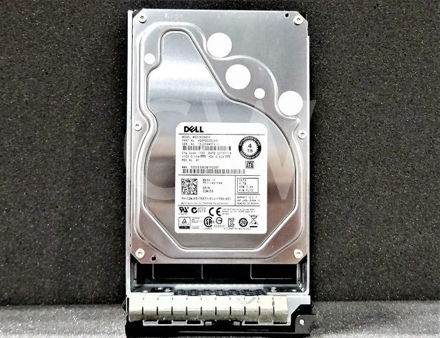 Alt view image 3 of 4 - 2MJ55 02MJ55 Dell MG03ACA400 4TB 7200RPM 6Gbps 3.5" SATA Server HDD Hard Drive