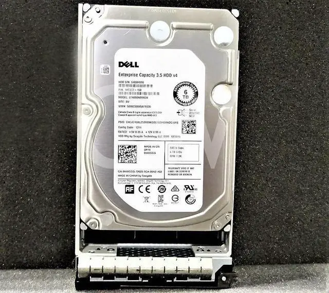 Main image of (NOT FOR HOME PC!) NWCCG ST6000NM0034 Dell 6TB 7.2K RPM 6Gb/s 3.5" SAS SERVER R720xd T310 R510 R515 - OEM
