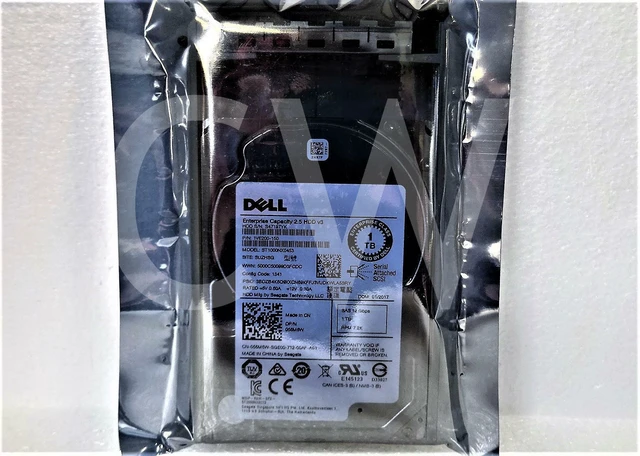 Alt view image 3 of 4 - (NOT FOR HOME PC!) 56M6W ST1000NX0453 Dell 1TB 7200RPM 12Gb 2.5"SAS HDD W/RTray R730xd, R930, T330
