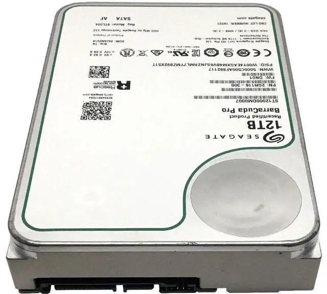 Alt view image 6 of 6 - Seagate Barracuda Pro (ST12000DM0007) 12TB SATA 6Gbps 3.5" Internal Hard Drive