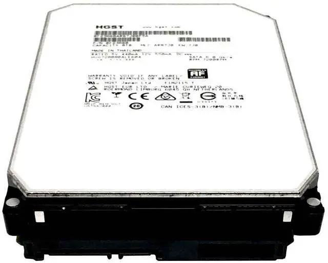 Alt view image 6 of 7 - HGST Ultrastar HUH728080ALE604 (0F23668) 8TB 7200RPM SATA 6Gb/s 3.5" Hard Drive