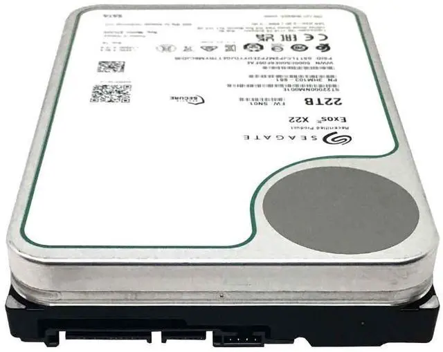 Alt view image 4 of 5 - Seagate Exos X22 22TB SATA 6Gb/s 7200RPM 3.5" Enterprise HDD - ST22000NM001E