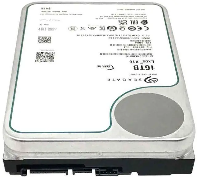 Alt view image 4 of 7 - Seagate EXOS X16 ST16000NM001G 16TB 256MB 7200rpm 3.5" SATA 6Gb/s Enterprise HDD