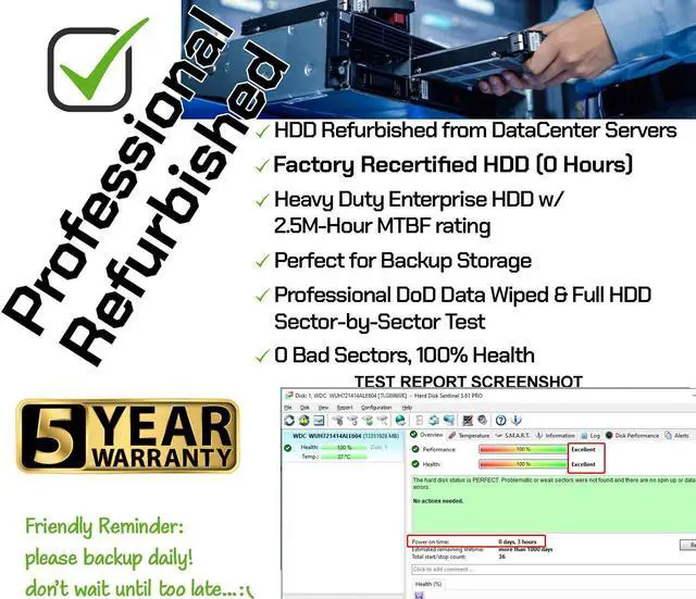 Alt view image 2 of 7 - WD Ultrastar DC HC530 14TB SATA 6G 3.5" 7200RPM Enterprise HDD -WUH721414ALE6L4
