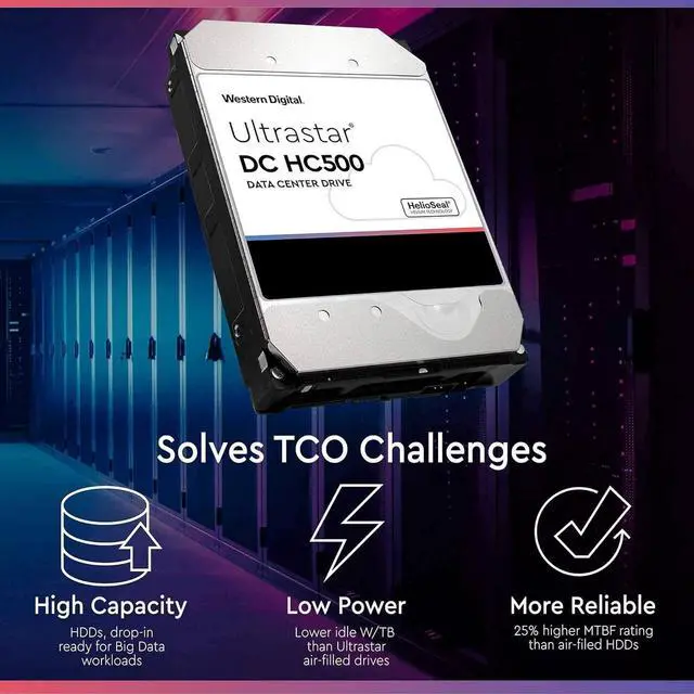 Alt view image 6 of 7 - WD Ultrastar DC HC530 14TB SATA 6G 3.5" 7200RPM Enterprise HDD -WUH721414ALE6L4