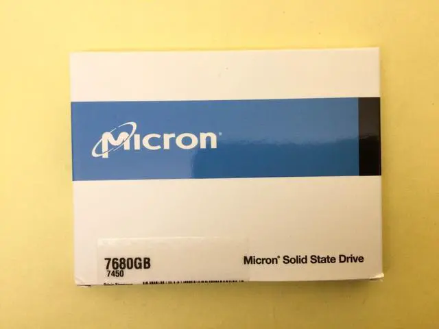 Main image of Micron 7450 PRO 7.68TB U.3 PCIE4.0 NVME 7mm SED TCG Opal 2.5in SSD MTFDKCB7T6TFR - OEM