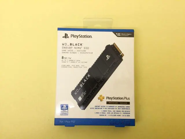 Main image of WD BLACK 8TB SN850P NVMe PCIE4.0 M.2 2280 SSD with heatsink WDBBYV0080BNC - OEM