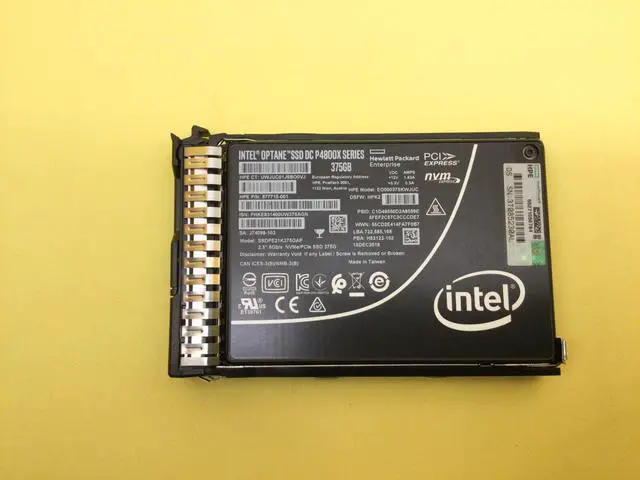 Alt view image 2 of 3 - 878014-B21 HPE 375GB NVME GEN3 WRITE INTENSIVE SFF SCN U.2 SSD P02559-001