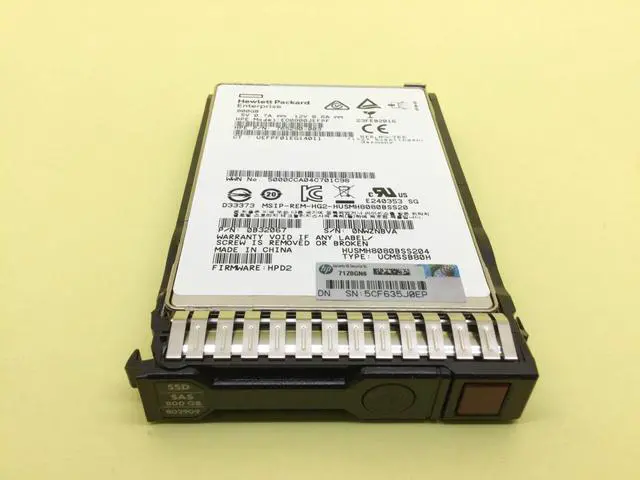 Alt view image 3 of 3 - (NOT FOR HOME PC!) 802586-B21 HPE 800GB SAS 12G WRITE INTENSIVE SFF SC SS540 SSD 802909-001