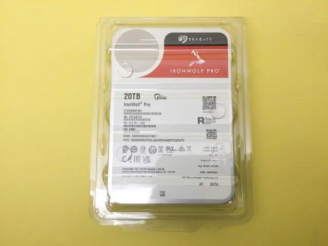 Main image of Seagate Ironwolf Pro 20TB 7200RPM SATA 6Gb/s 3.5" NAS HDD ST20000NT001