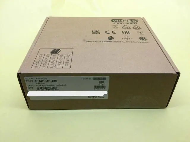 Alt view image 3 of 4 - HPE Aruba AP-505-US APIN0505 Wi-Fi 6 802.11ax Indoor Access Point R2H29A - OEM