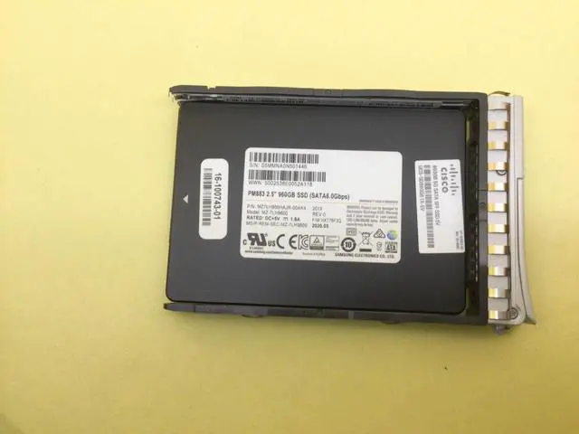 Alt view image 2 of 3 - MZ-7LH9600 Cisco Samsung PM883 960GB SATA 6Gbps 2.5" SSD MZ7LH960HAJR