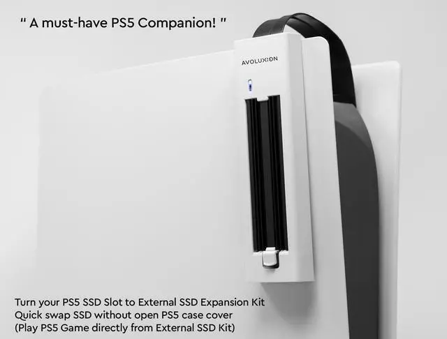 Alt view image 3 of 7 - Avolusion External SSD Expansion Upgrade Kit for PS5 Game Console (PSX-i1)
