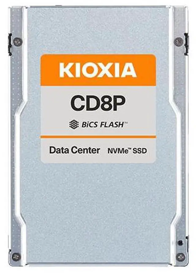 Main image of Kioxia KCD8XPUG15T3 CD8-P 15.3TB NVMe PCIe 2.5" 15mm SIE