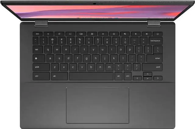 Alt view image 4 of 7 - ASUS Chromebook CM1402 14" FHD Kompanio 520 4GB 64GB eMMC Cam Chrome OS Gray