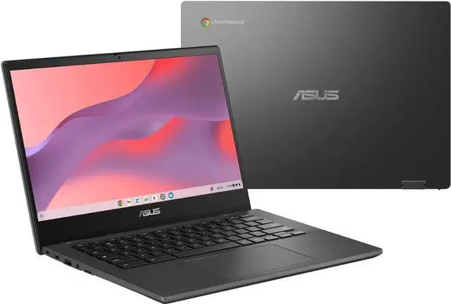 Alt view image 5 of 7 - ASUS Chromebook CM1402 14" FHD Kompanio 520 4GB 64GB eMMC Cam Chrome OS Gray