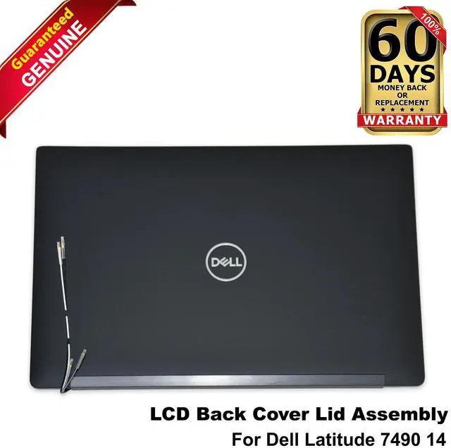 Main image of Dell Latitude 7490 Black 14" LCD Back Cover Lid Assembly R8RFM AM265000400 1FV9P