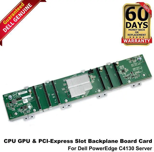 Main image of Dell PowerEdge C4130 2x CPU 4x GPU & 6x PCI-Express Slot Backplane Board 0NDNN