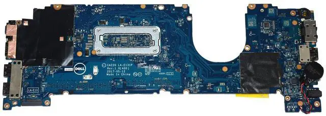 Alt view image 4 of 5 - Genuine Dell Latitude 7480 Motherboard i7-6650U 2.2GHz DDR4 LA-E131P 270C8
