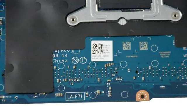 Alt view image 5 of 5 - Dell Latitude 5591 Laptop Motherboard i5-8400H 2.5GHz DDR4 LA-F712P 4XMP4