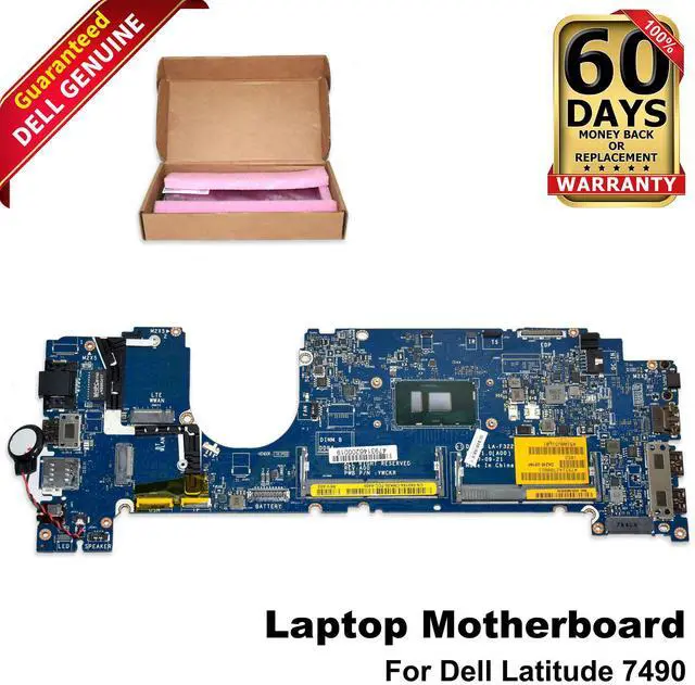Main image of Dell Latitude 7490 Motherboard i3-7130U Dual-Core 2.7GHz LA-F322P 43Y54