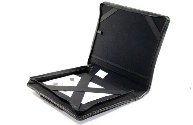 Alt view image 5 of 7 - OEM HP Leather TC4200 Tablet PC Executive Workstation Portfolio Bag Case EJ091AA