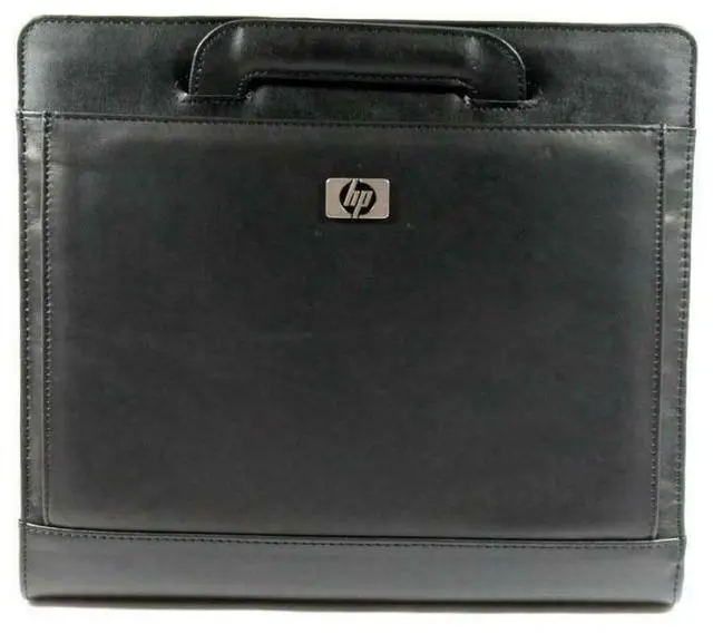 Alt view image 7 of 7 - OEM HP Leather TC4200 Tablet PC Executive Workstation Portfolio Bag Case EJ091AA