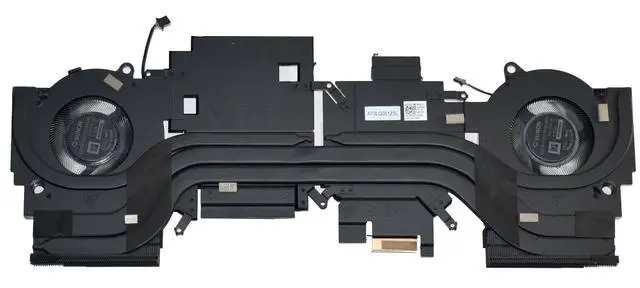 Alt view image 2 of 4 - Dell G Series G15 5520 5525 RTX 3060 CPU GPU Heatsink Cooling Fan Assembly XF50C