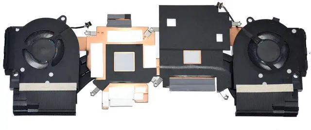 Alt view image 3 of 4 - Dell G Series G15 5520 5525 RTX 3060 CPU GPU Heatsink Cooling Fan Assembly XF50C