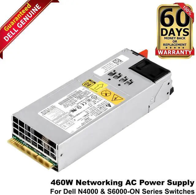 Main image of Dell Switch N4000 S6000-ON 460W AC Normal Airflow Power Supply T9FNW DPS-460KB