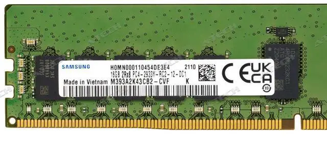 Alt view image 2 of 7 - (NOT FOR HOME PC!) Samsung 16GB 2Rx8 PC4-2933 RDIMM DDR4-23400 ECC REG Registered Server Memory RAM