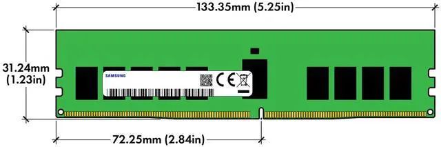 Alt view image 6 of 7 - (NOT FOR HOME PC!) Samsung 16GB 2Rx8 PC4-2933 RDIMM DDR4-23400 ECC REG Registered Server Memory RAM