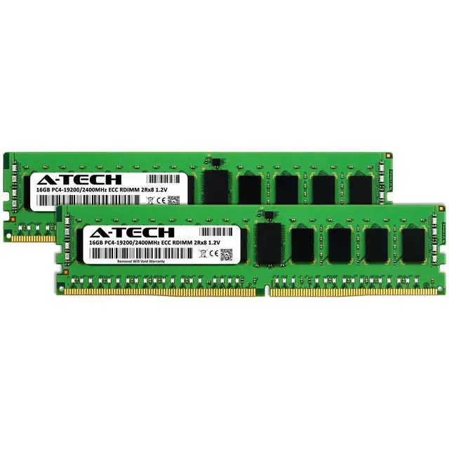 Alt view image 2 of 4 - 32GB 2x 16GB PC4-2400 RDIMM Dell PowerEdge M640 R530 R640 R730xd R940 Memory RAM