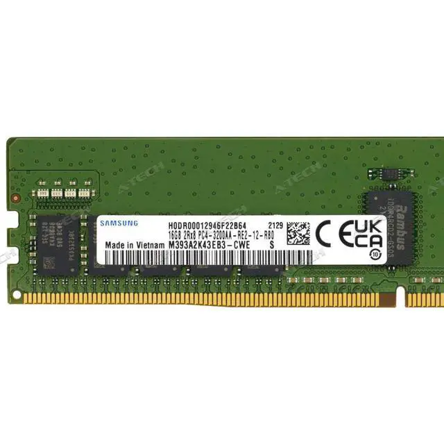 Alt view image 4 of 6 - Samsung 16GB DDR4-3200 RDIMM M393A2K43DB3-CWE M393A2K43EB3-CWE Server Memory RAM