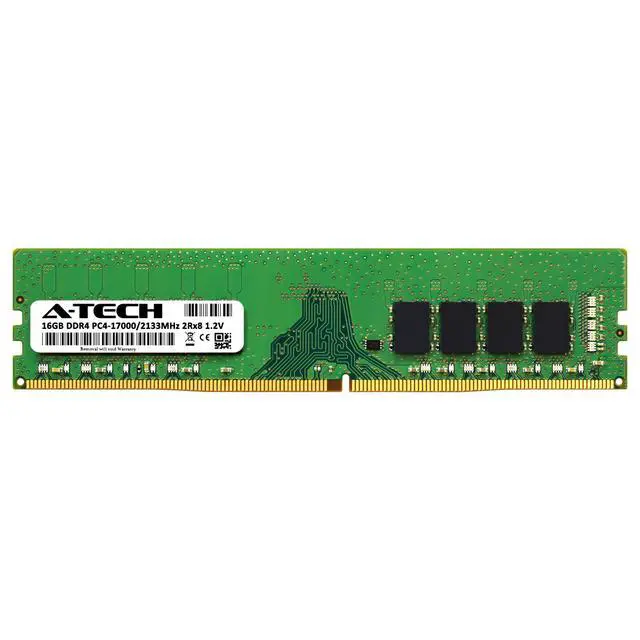 Alt view image 2 of 7 - A-Tech 16GB PC4-17000 Desktop DDR4 2133 MHz DIMM 288-Pin 2Rx8 Memory RAM 1x 16G