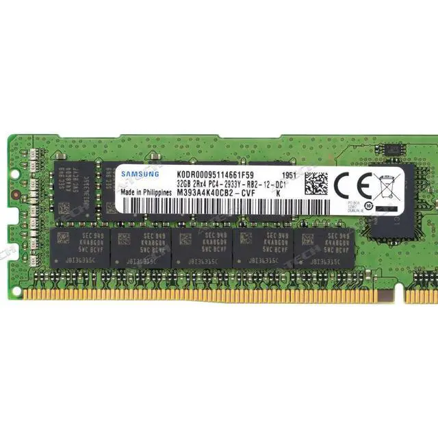 Alt view image 2 of 7 - Samsung 32GB DDR4-2933 RDIMM M393A4K40CB2-CVF M393A4K40DB2-CVF Server Memory RAM