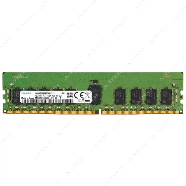 Main image of (NOT FOR HOME PC!) Samsung 16GB DDR4 2933MHz PC4-23400 ECC RDIMM Server Memory RAM M393A2K40CB2-CVF