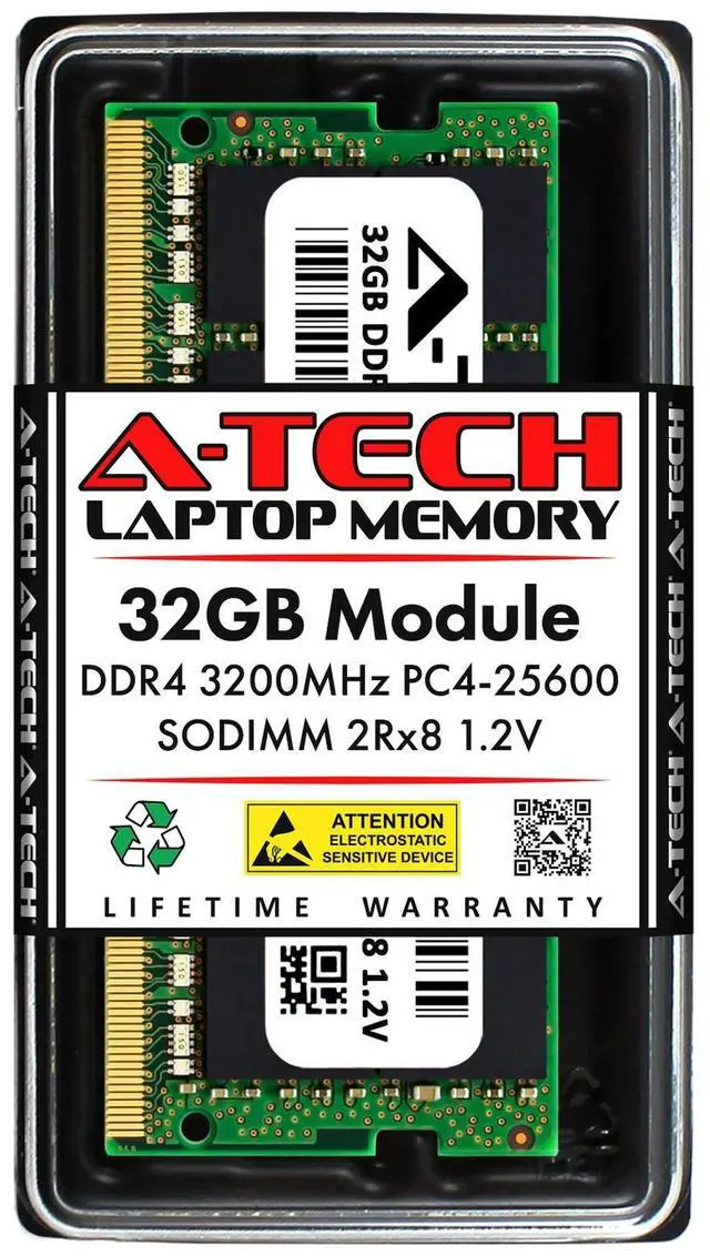 Main image of 32GB DDR4-3200 Dell Inspiron 14 5409 14 5418 14 7425 2-in-1 15 5518 Memory RAM