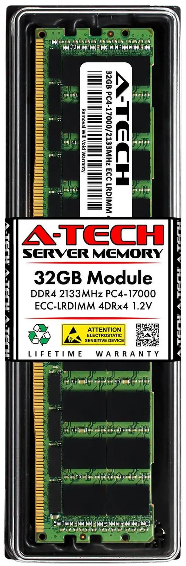 Main image of 32GB 4Rx4 PC4-2133 LRDIMM Lenovo ThinkServer RD550 RD350 Memory RAM
