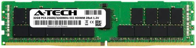Alt view image 2 of 4 - 32GB DDR4 3200MHz PC4-25600 RDIMM (Replacement for Dell FM38V) Server Memory RAM