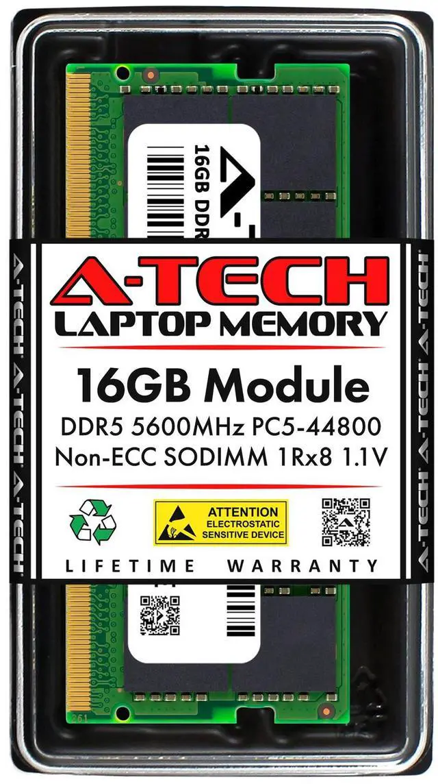 Main image of 16GB DDR5 5600MHz SODIMM Samsung M425R2GA3BB0-CWM Equivalent Laptop Memory RAM