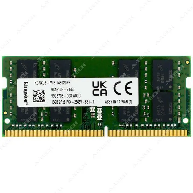 Alt view image 2 of 3 - Dell 16GB DDR4-2666 SODIMM SNPCRXJ6C/16G AA075845 CRXJ6 0CRXJ6 Laptop Memory RAM
