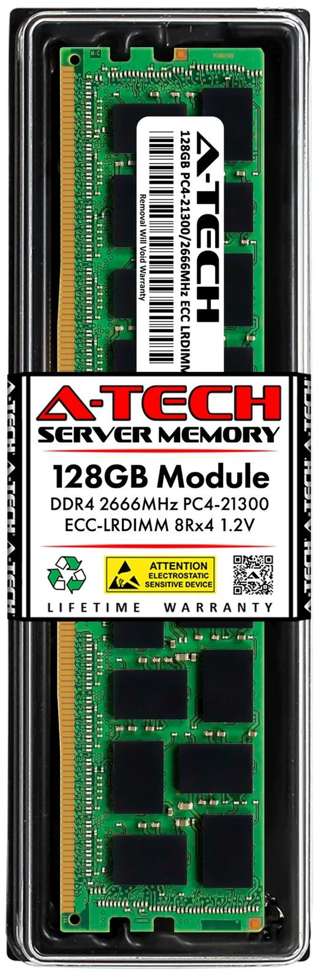 Main image of 128GB DDR4 PC4-21300L LRDIMM (Replacement for Crucial CT128G4ZFJ426S) Memory RAM