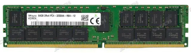 Main image of (NOT FOR HOME PC!) Hynix 64GB 2Rx4 PC4-3200 RDIMM DDR4-25600 ECC REG Registered Server Memory RAM