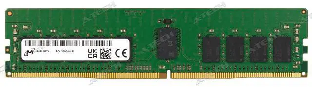 Main image of (NOT FOR HOME PC!) Micron 16GB 3200 REG MTA18ASF2G72PZ-3G2E2 MTA18ASF2G72PZ-3G2R1 Server Memory RAM