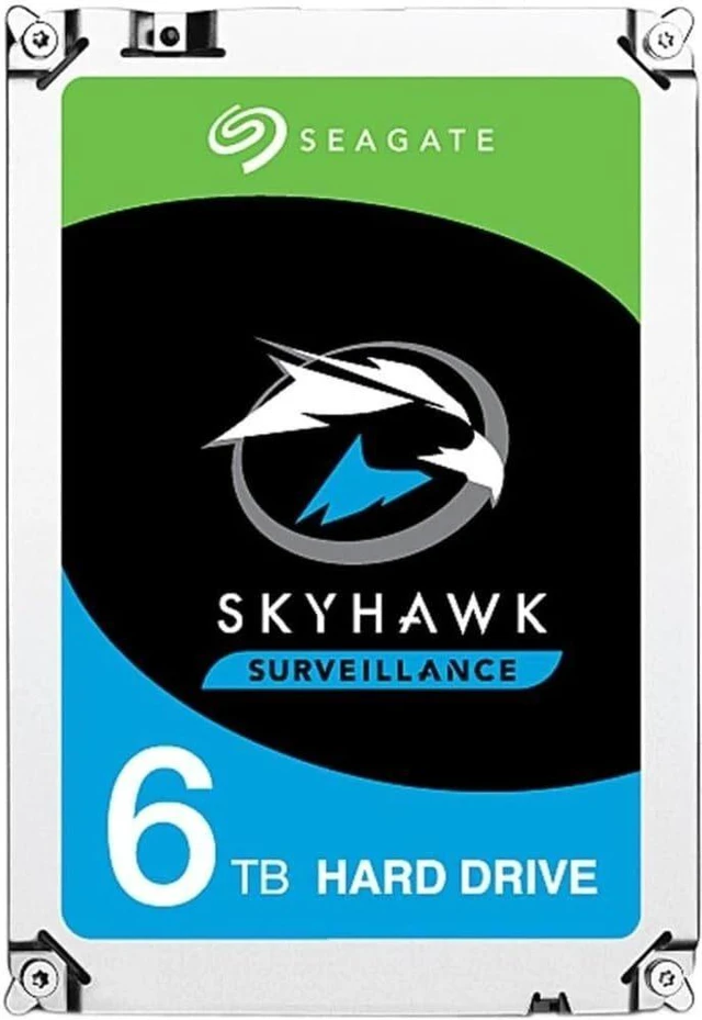 Main image of ST6000VX001 Seagate Skyhawk 6 TB 5400RPM 3.5" SATA III 256 MB Internal HDD