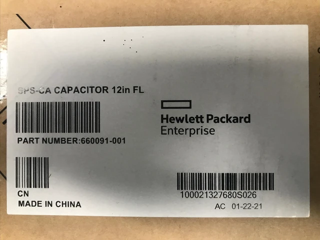 Main image of 660091-001 HP PROLIANT BL460CG8 12IN CAPACITOR CABLE 2021 DATES