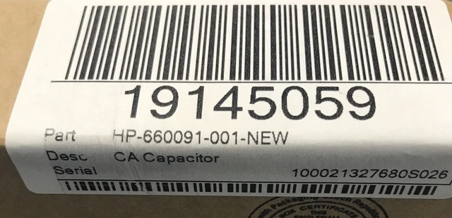 Alt view image 3 of 4 - 660091-001 HP PROLIANT BL460CG8 12IN CAPACITOR CABLE 2021 DATES