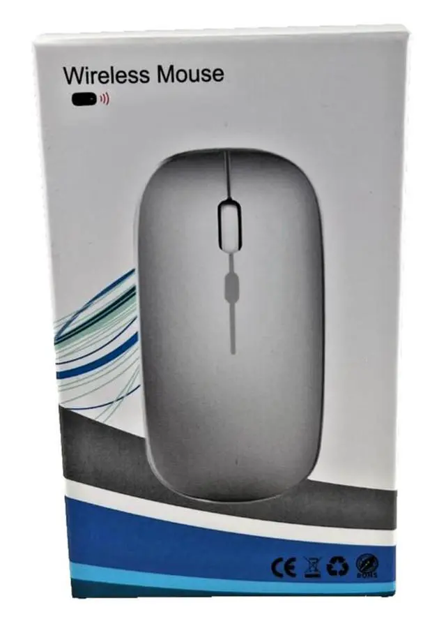Alt view image 2 of 7 - Lot of 5 Wireless Bluetooth Optical Mouse 1200dpi Grind Black (AMX)